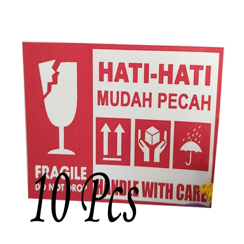 

Stiker Label 10 Pcs mudah pecah untuk pengiriman