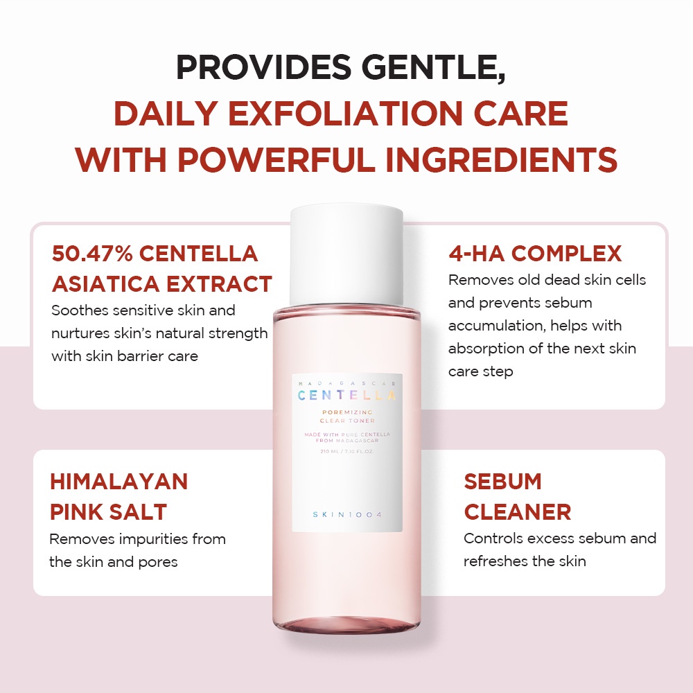 SKIN1004 Madagascar Centella Poremizing Clear Toner 210ml-4