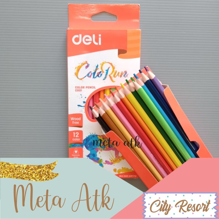 

Unik Pensil Warna Deli Ec00100 12 Warna Diskon