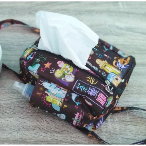 tas tisu Pouch tissue travel kit 7 in 1 new normal bukan 3 in 1