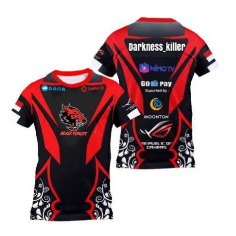 JERSEY BAJU GAMING ESPORT FreeFire ff PUBG Mobile Legend JERSEY BAJU GAMING ESPORT FreeFire ff PUBG Mobile Legend