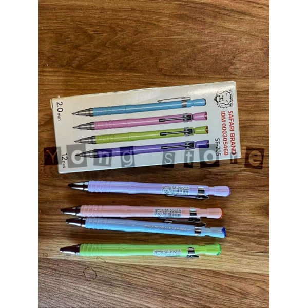 

PENSIL MEKANIK SAFARI 2.0MM SF-205 PASTEL / MECHANICAL PENCIL SF 205 2.0MM (PCS) MURAH GROSIR