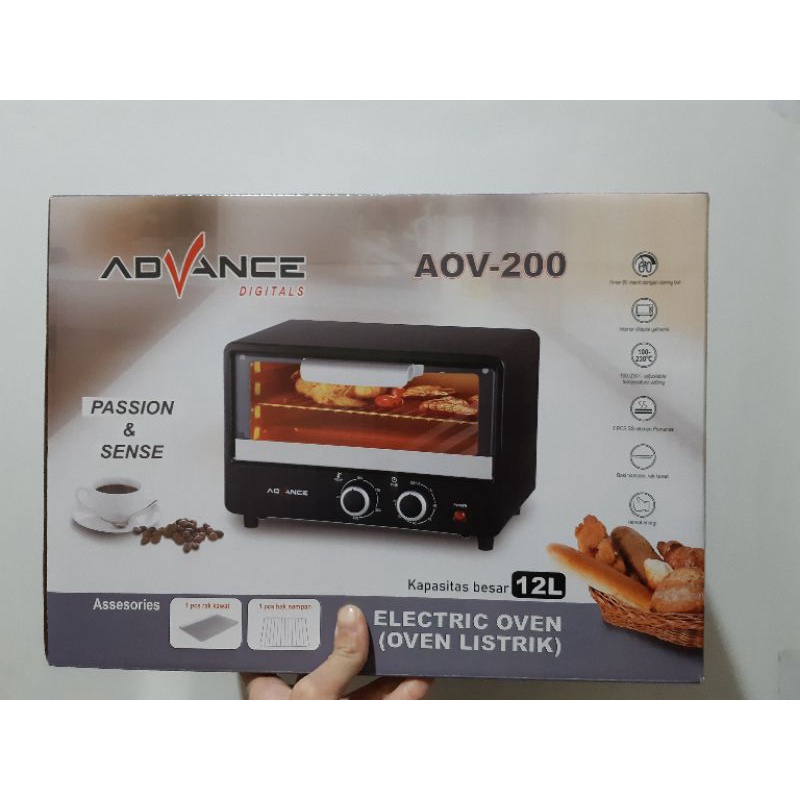 ADVANCE OVEN LISTRIK/ ELECTRIC OVEN 12Liter AOV-200