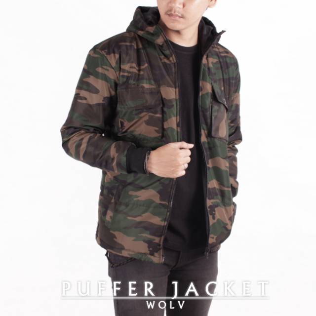 jaket puffer wolv