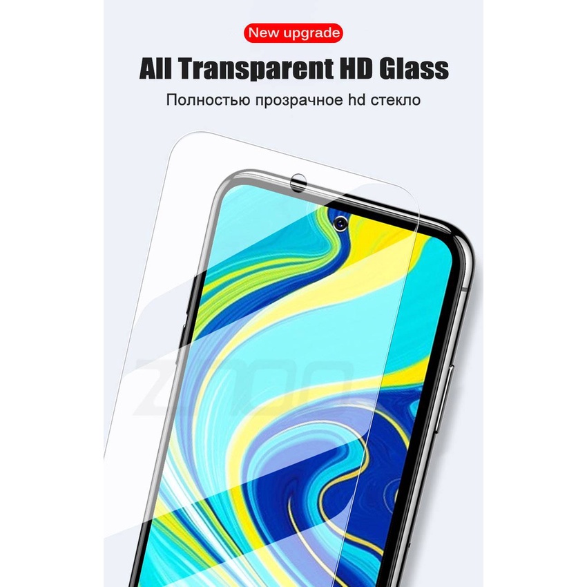 3Pcs Tempered Glass For Xiaomi Redmi Note 9 Pro Max 9S Screen Protector Redmi Note 10 10S 8 7 K30 Pro 9A 9C Protective Glass