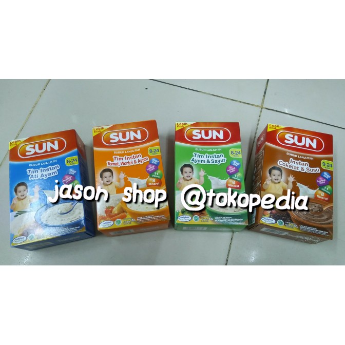 Bubur bayi Sun 8-24 bulan Bubur tim instan Sun 8-24 bulan