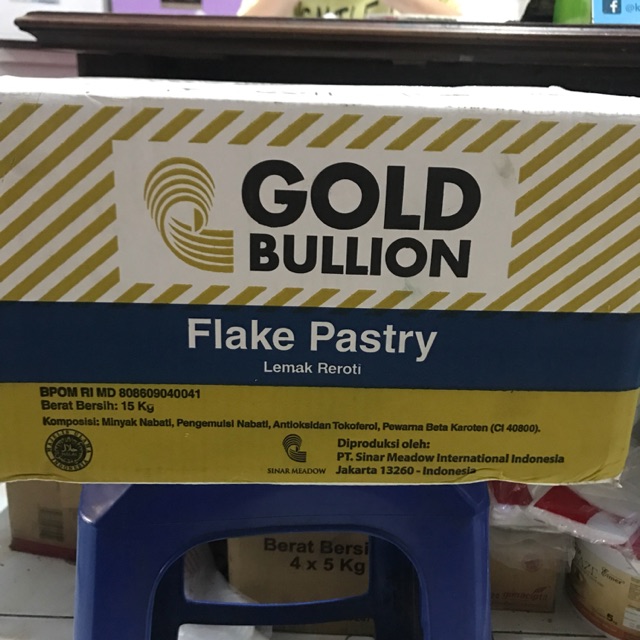 Korsvet / Flake Pastry / Puff Pastry Gold Bullion   500gr