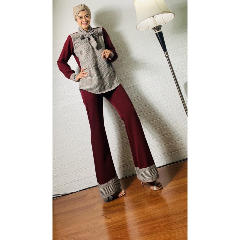 one set knit motif zara