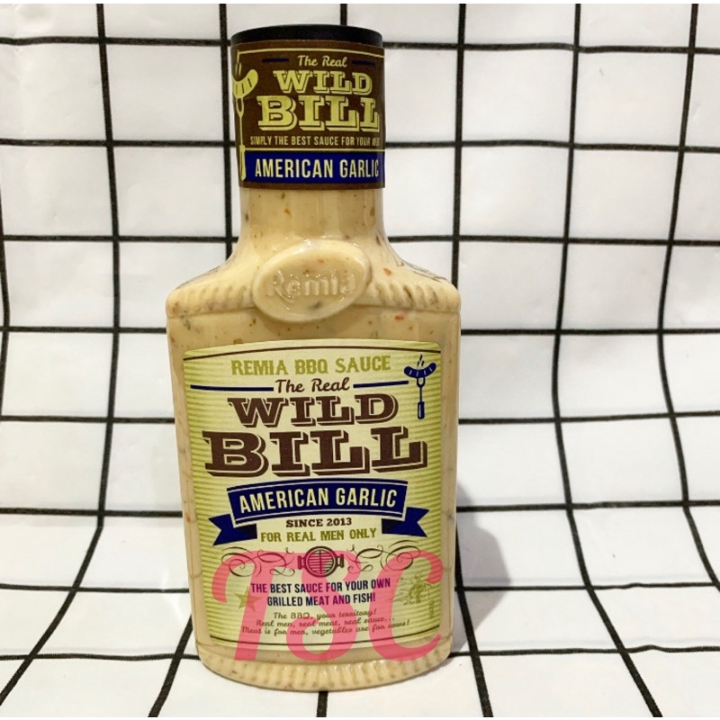 

Remia BBQ Sauce Wild Bill American Garlic 450ml Remia Grilled Meat and Fish Saus BBQ dengan Bawang