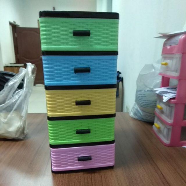 Hawaii Laci Plastik / Container Mini 5 Susun