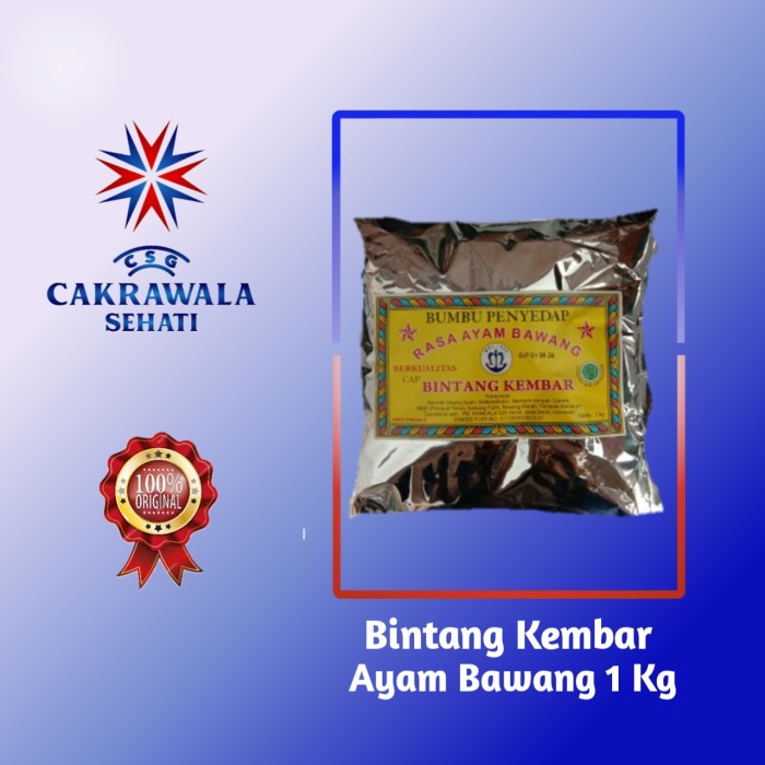 

NEW Bumbu penyedap Bintang Kembar rasa Ayam Bawang 1 kg