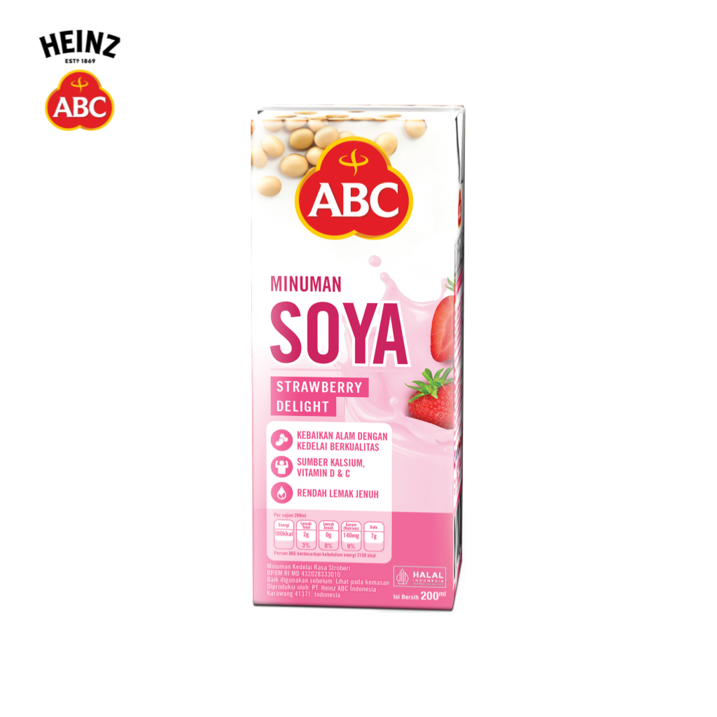 

[GIFT] ABC Soya Sari Kedelai Strawberry Delight 200 ml