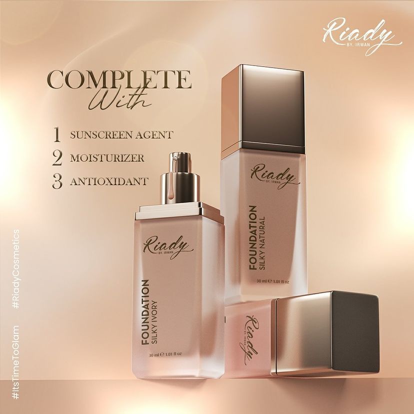 RIADY BY IRWAN Foundation Silky Liquid 30ml