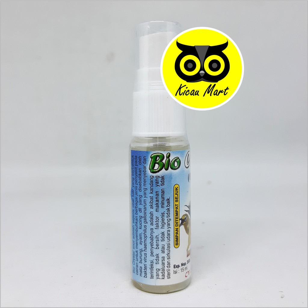 VITAMIN OBAT MATA KATARAK IRITASI BURUNG LOVEBIRD KACER MURAI PLECI CRYSTAL KRISTAL SNOT BMW AOV6BMW