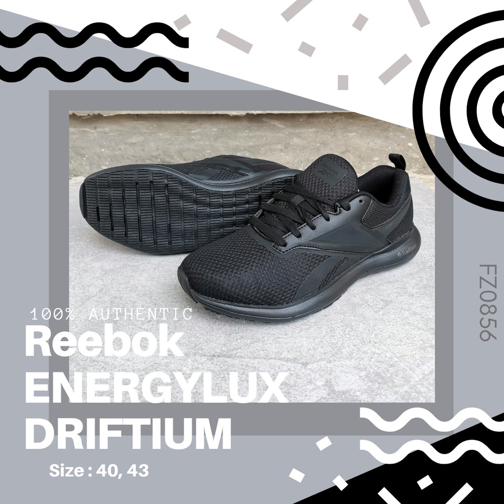 ORIGINAL MURAH Sepatu Reebok Energylux Driftium Hitam