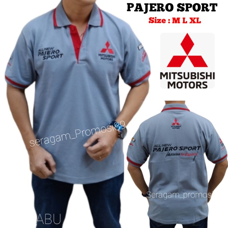 KAOS OTOMOTIF BORDIR KOMUNITAS PAJERO SPORT