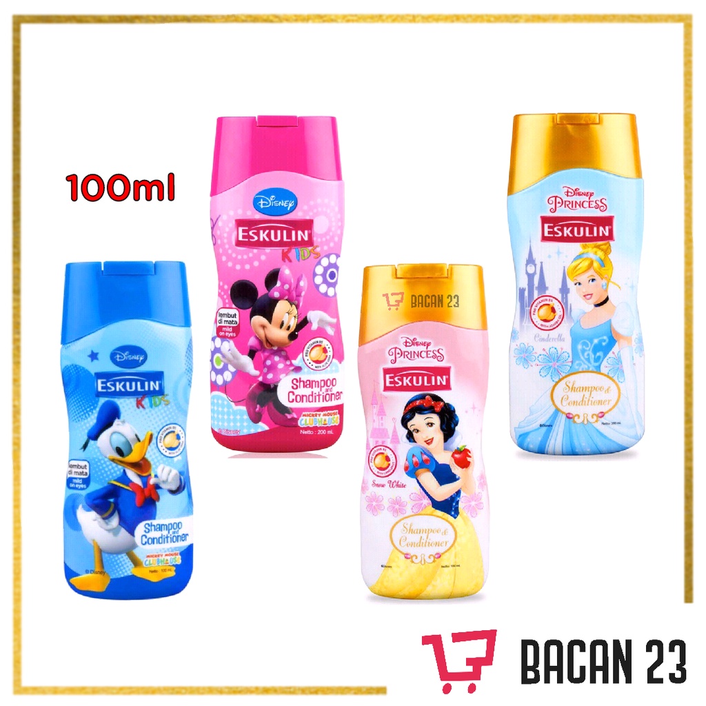 Eskulin Kids Shampoo &amp; Coditioner ( 100 ml ) / Shampoo Anak / Bacan23