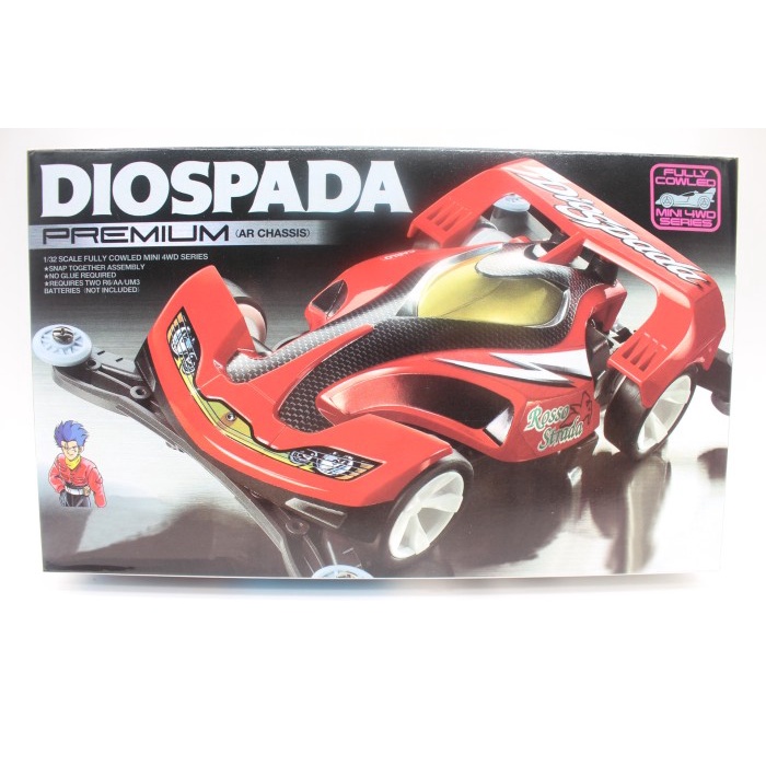 Mini 4wd Merk Ruize Diospada Premium AR Chassis