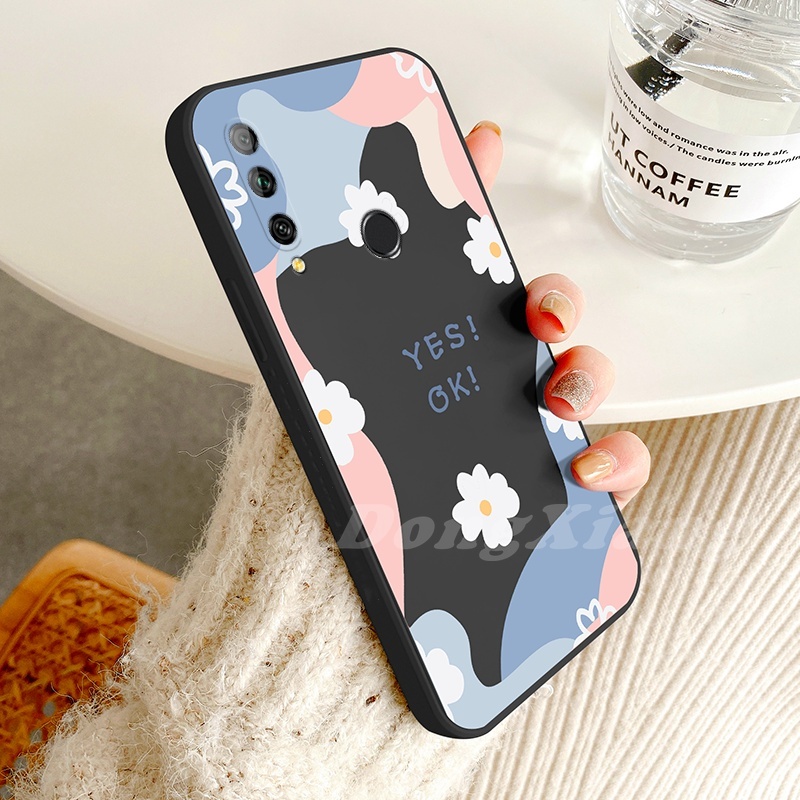 VIVO Y16 Y35 Y22 Y11 2019 Y20 Y20S Y12S Y85 V9 Y91 Y93 Y95 Y85 V9 Y91C Flower Chrysanthemum Phone Case Soft Protective Cover R&amp;J