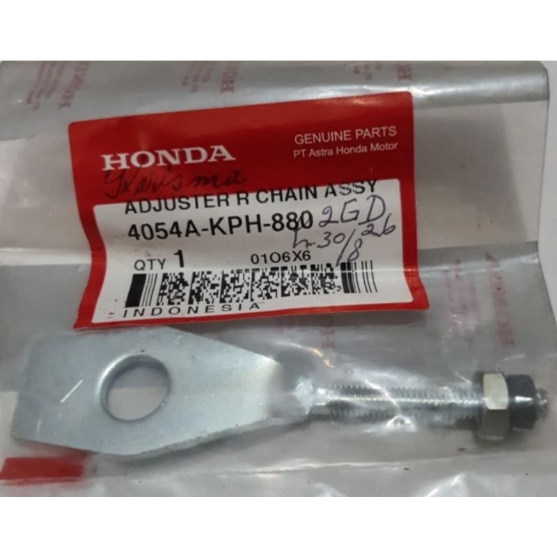 Anting setelan rantai sebelah kiri Honda Karisma ORI AHM 4054A-KPH-880