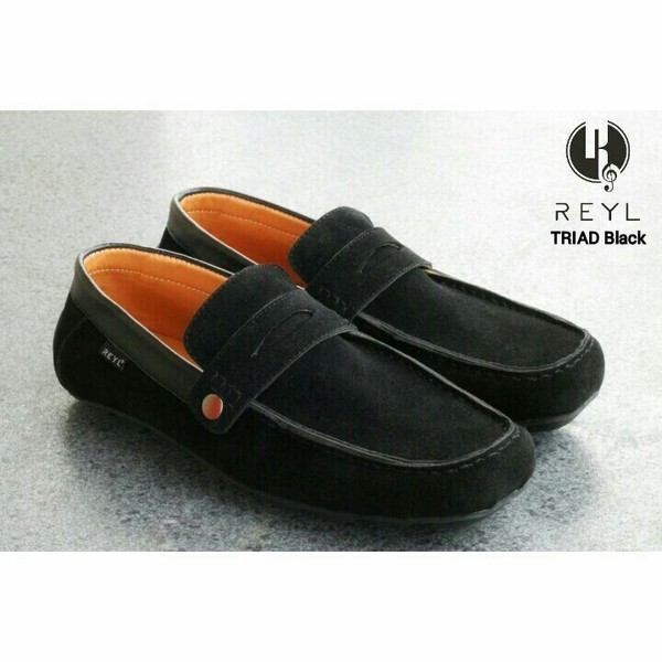 DISKON DR. KEVIN MEN CASUAL SHOES SLIP ON 13184 - BLACK SLIP ON PRIA