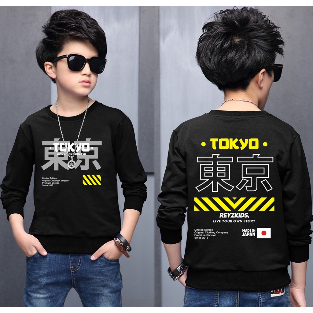 Switer Tokio Terbaru / Sweater Anak Laki-laki /  Sweeter Gaming Bahan Babyterry / FLAVA_STORE