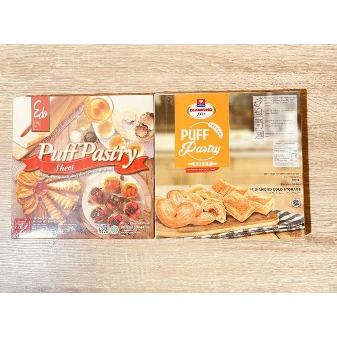 

MAKANAN BEKU / EDO PUFF PASTRY 750GR NON COD