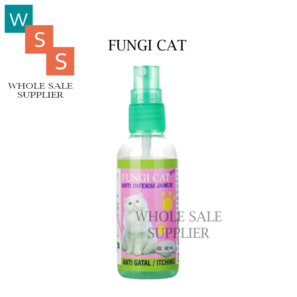 FUNGI CAT 60 ML - Obat Anti Jamur Spray Kucing