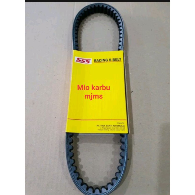 vanbelt Mio karbu SSS racing . vanbelt SSS Mio sporty dan Mio soul karburator