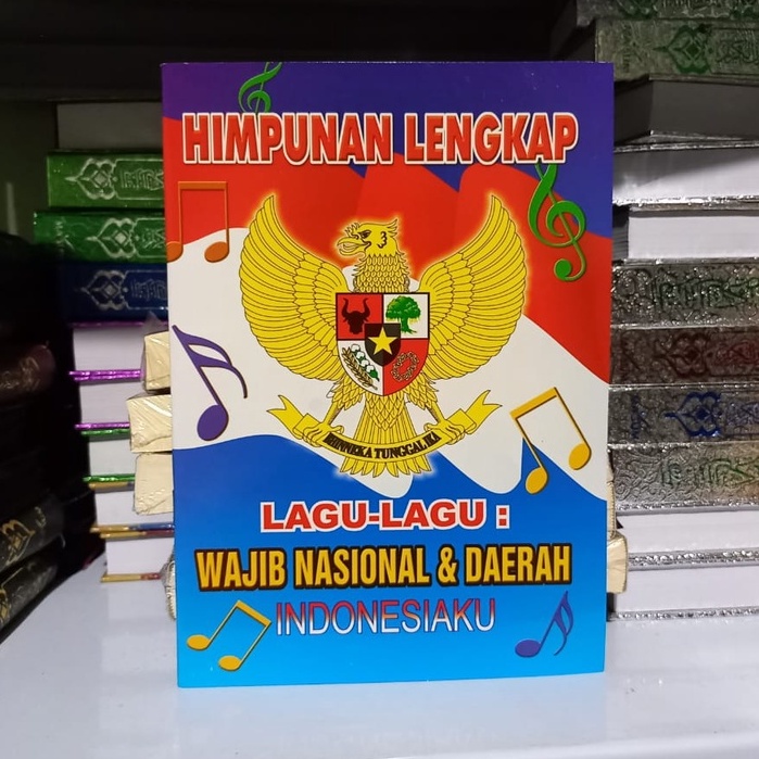 Buku Lagu Wajib Nasional dan Daerah Ukuran Tanggung