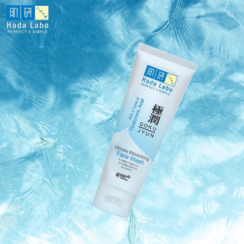 Hada labo Gokujyun Ultimate Moisturizing Face Wash 50ml 100ml