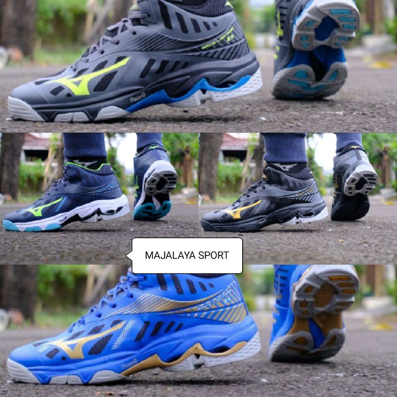 SEPATU MIZUNO WLZ 4 MID super premium dari majalaya sport