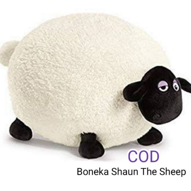 BONEKA KAMBING DOMBA KAMBING SAUN THE SHEP BULAT KARAKTER KARTUN MAINAN