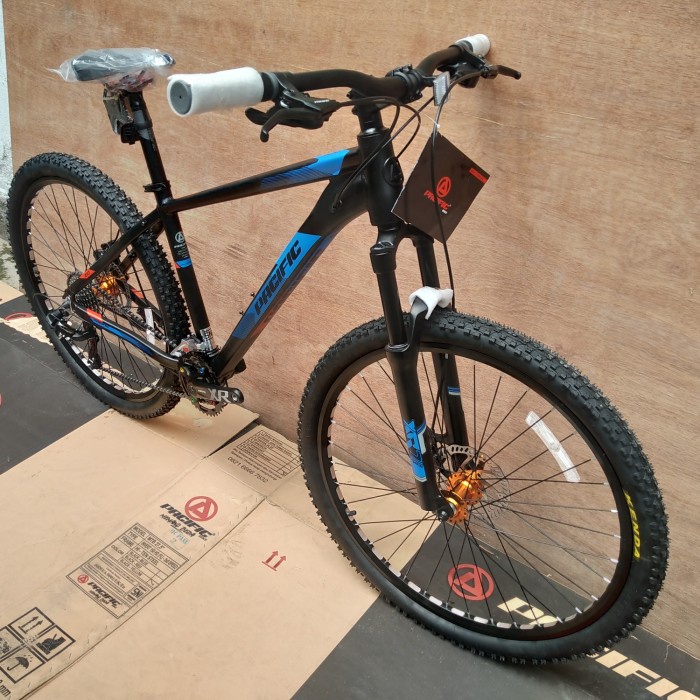 Sepeda Gunung MTB 27.5 Inch Pacific Spazio 500 Alloy, 16 Sp Shimano