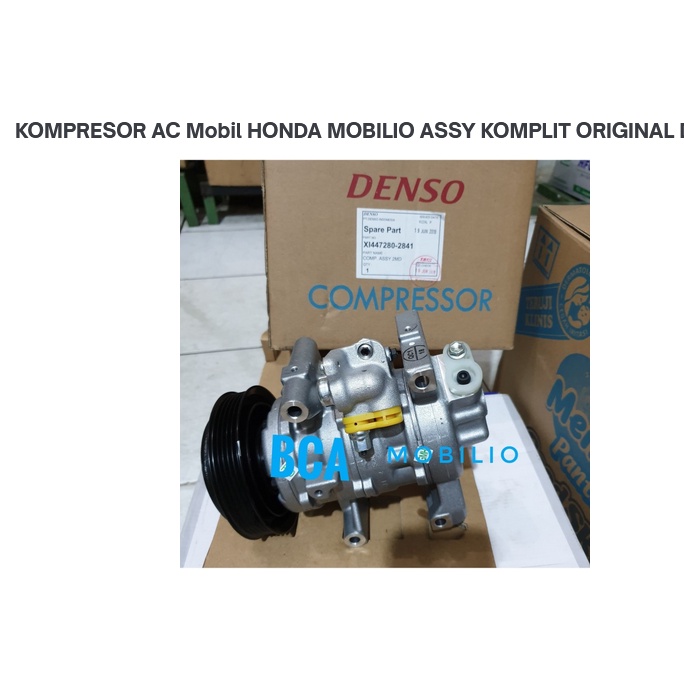 COMPRESOR KOMPRESOR AC MOBIL MOBILIO HRV BRV ORIGINAL DENSO