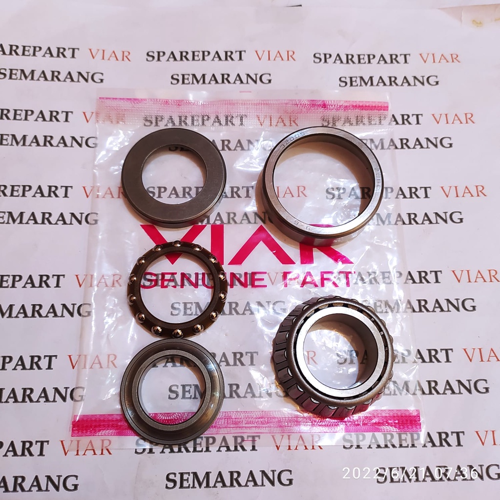 bearing komstir viar cross x 150 200 original bearing laher komstir atas bawah USD Trail cross 150/2