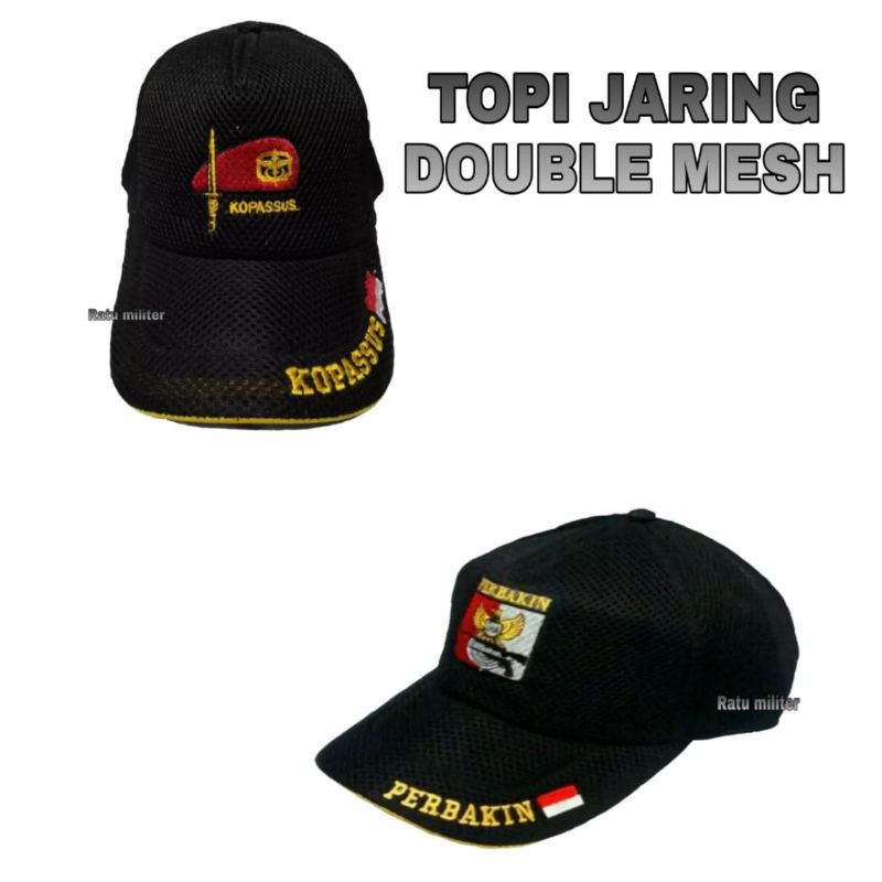Topi Pria TNI logo - Ratu Militer