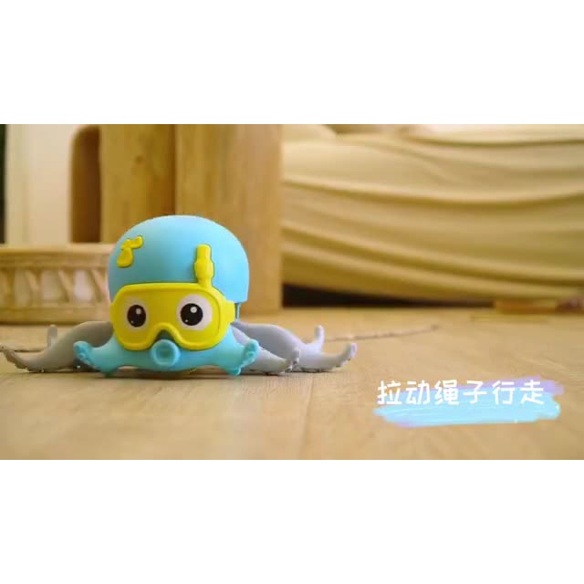 Mainan Gurita / Octopus Bath Toys Beach Walking Toy Clockwork Toys