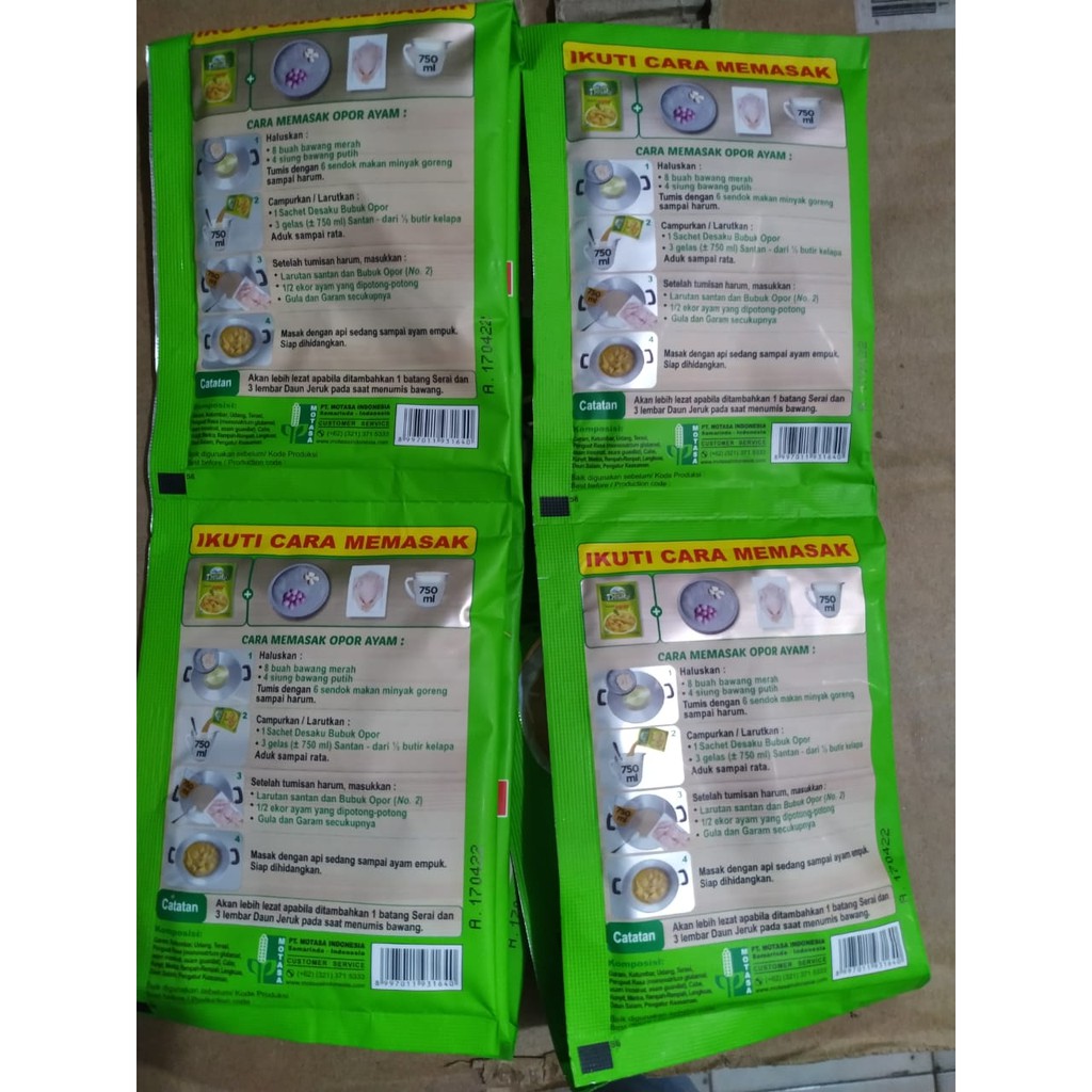 DESAKU BUBUK OPOR PER RENCENG ISI 10 X 12,5 GRAM