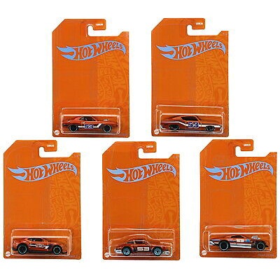 ORANGE AND BLUE SERIES | 2021 | 53rd Anniversary Mix 2 | Diecast Hot Wheels HW Hotwheels | 70 Dodge Hemi Challenger | 69 Ford Torino Talladega | 18 Camaro SS | 71 Porsche 911 | Project Speeder | Gazella R