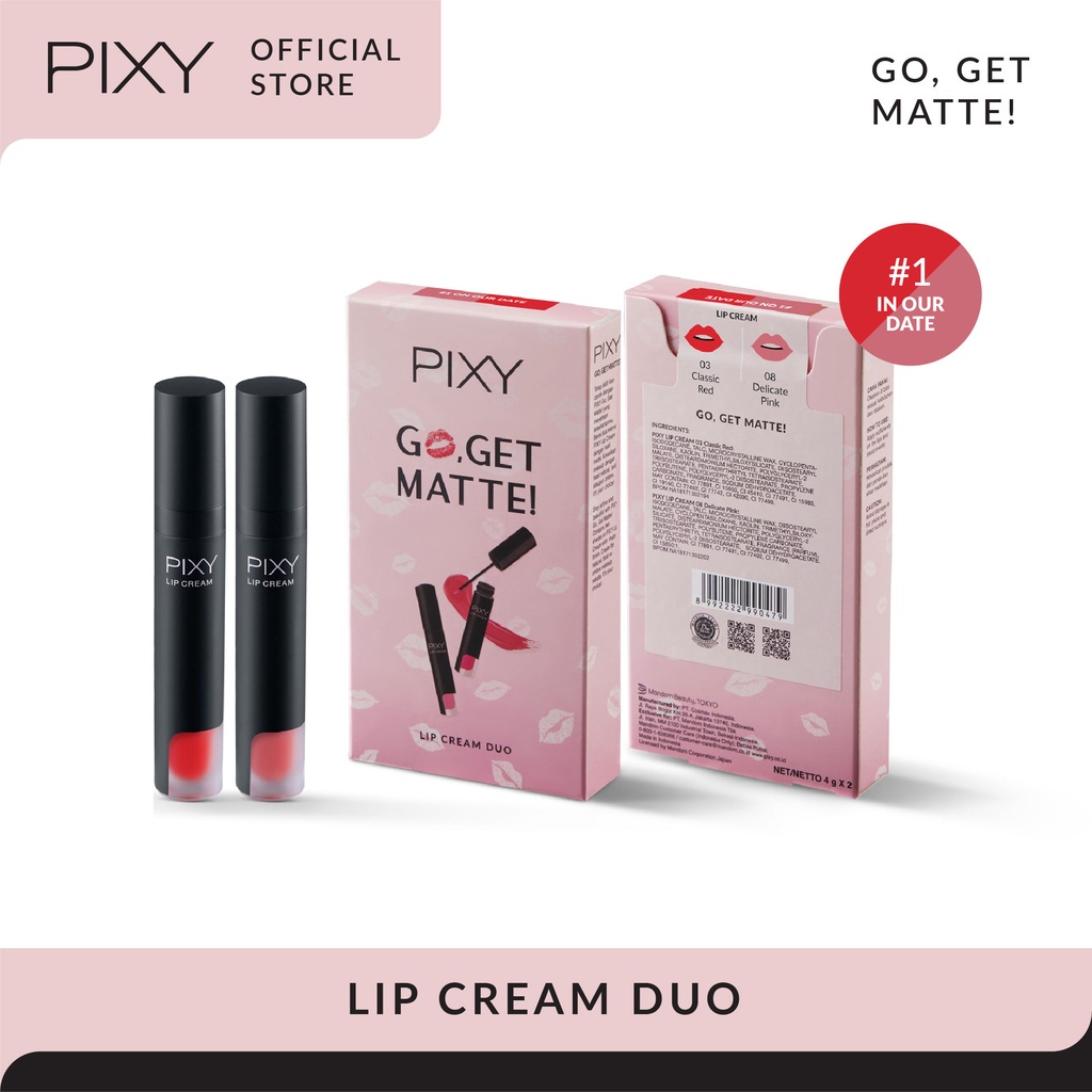 Pixy Go Get Lip Cream Duo