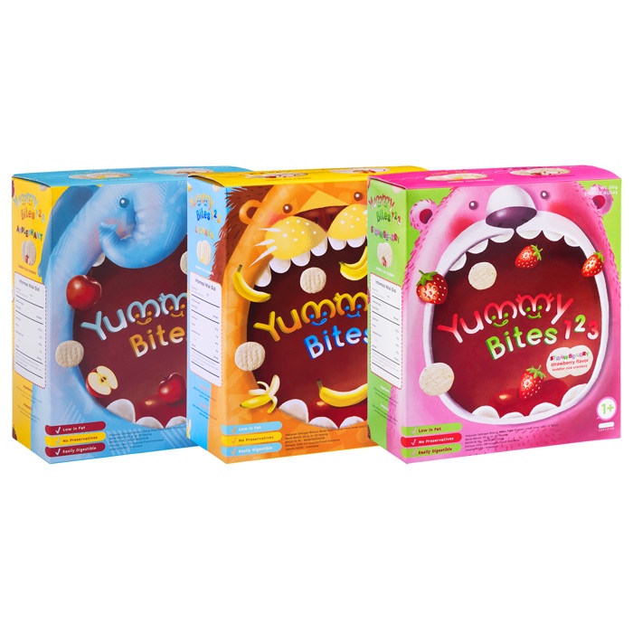 Yummy Bites 123, Apple 50gr