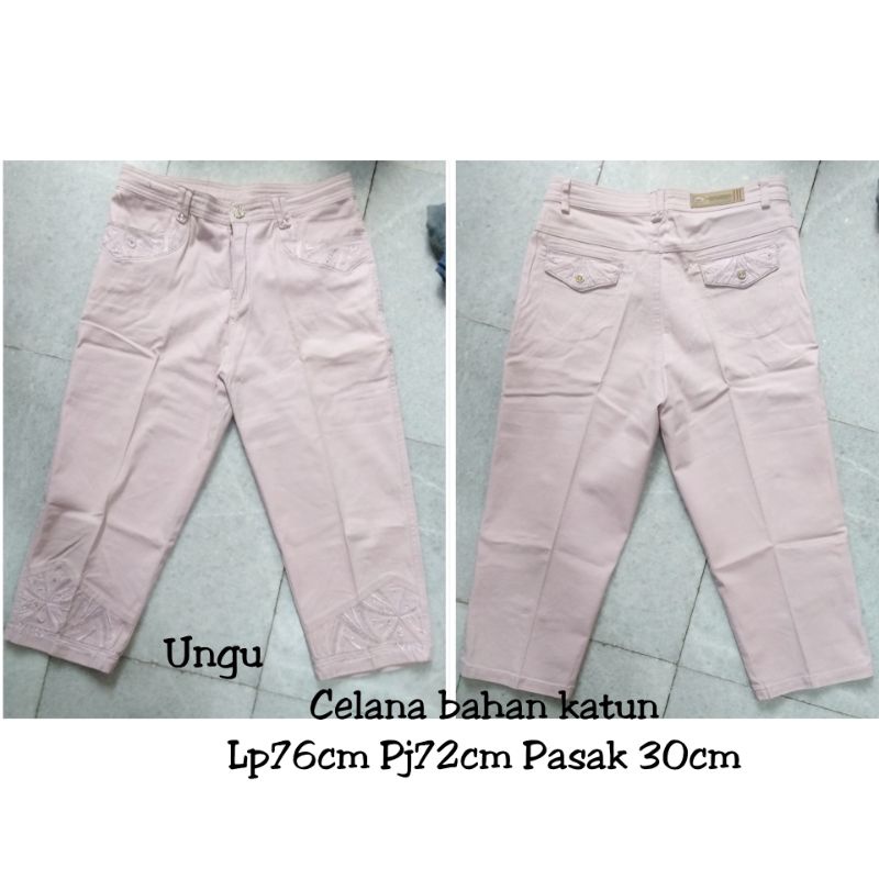 Celana 7/8 santai wanita bekas