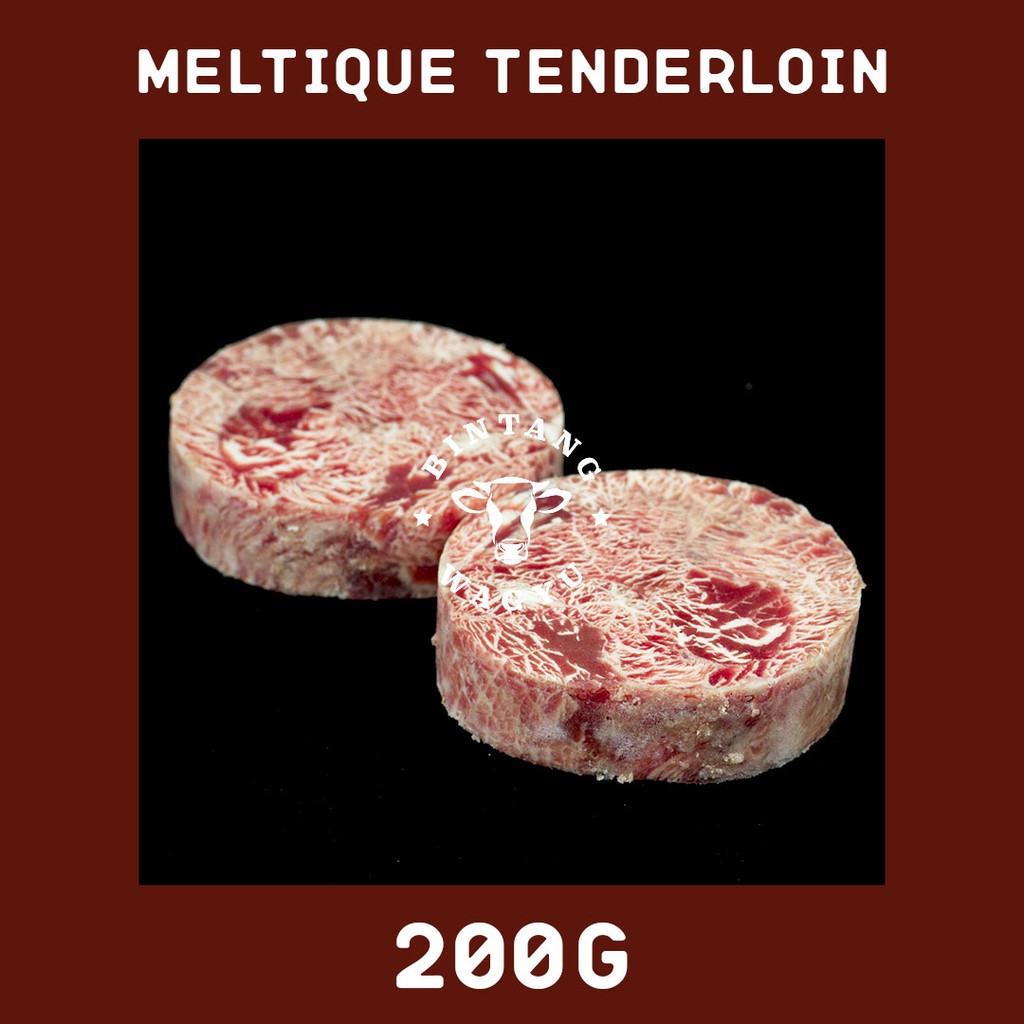 

WAGYU ROUND AUS TENDERLOIN MELTIQUE STEAK / DAGING SAPI MELTIK 200g