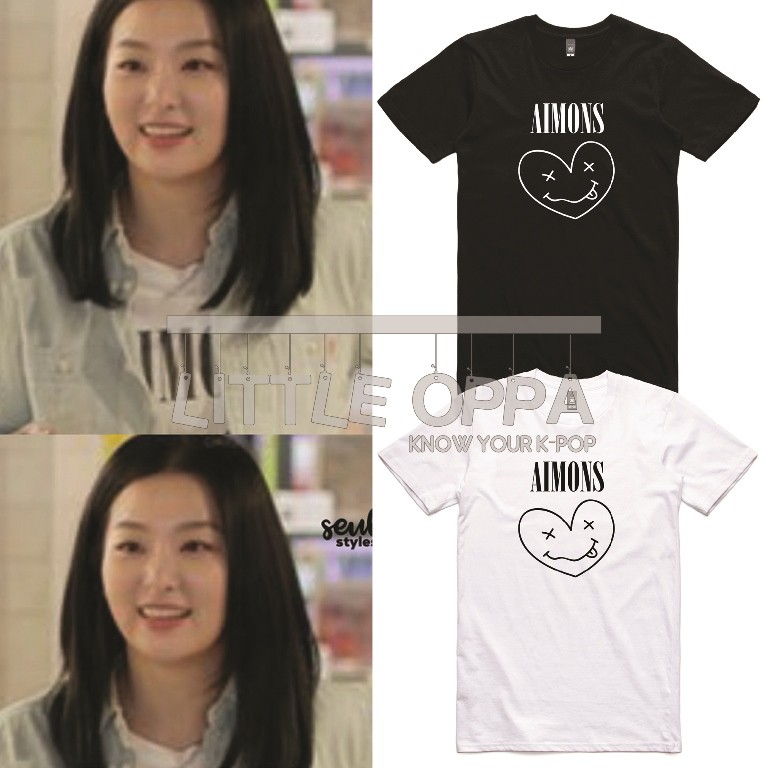 BAJU KAOS KPOP IDOL FASHION RED VELVET SEULGI AIMONS T-SHIRT