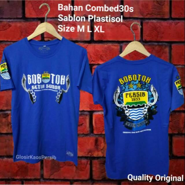 BEST SELLER Kaos persib murah pria  bobotoh getih sunda wanitaap