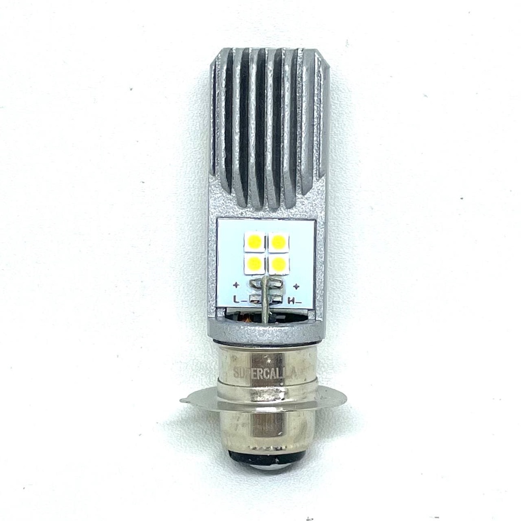 Lampu LED M2A Depan/Utama Motor Matic Matik Bebek Depan H6 AC DC 8W + 8W 16 Watt Honda Yamaha Suzuki
