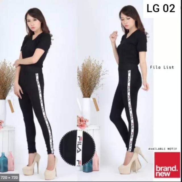 Diraya Legging List Panjang Jersey Premium