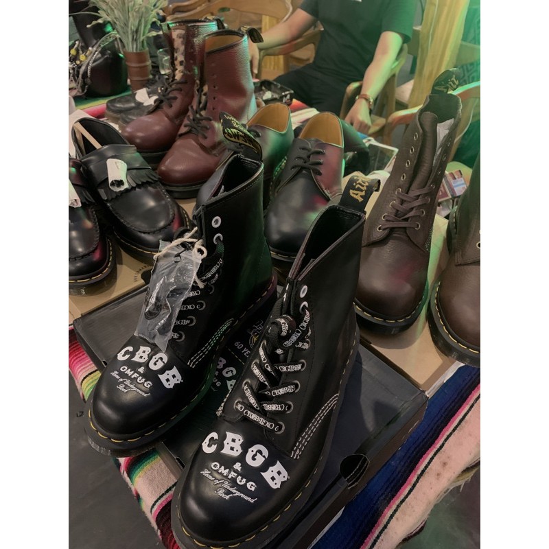 Sepatu Dr Martens X CBGB OMFUG ORIGINAL