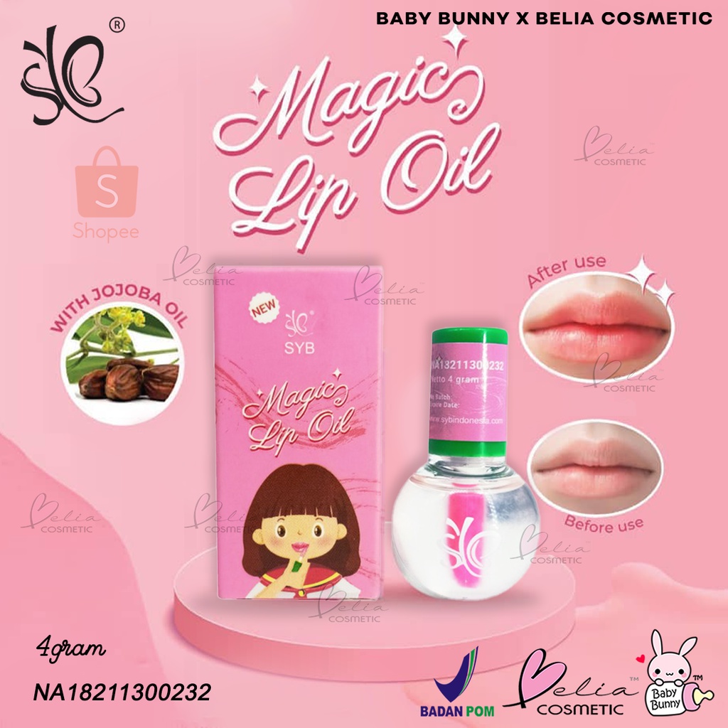 ❤ BELIA ❤ SYB Magic Lip Oil | Serum Bibir | Pelembab Bibir | BPOM